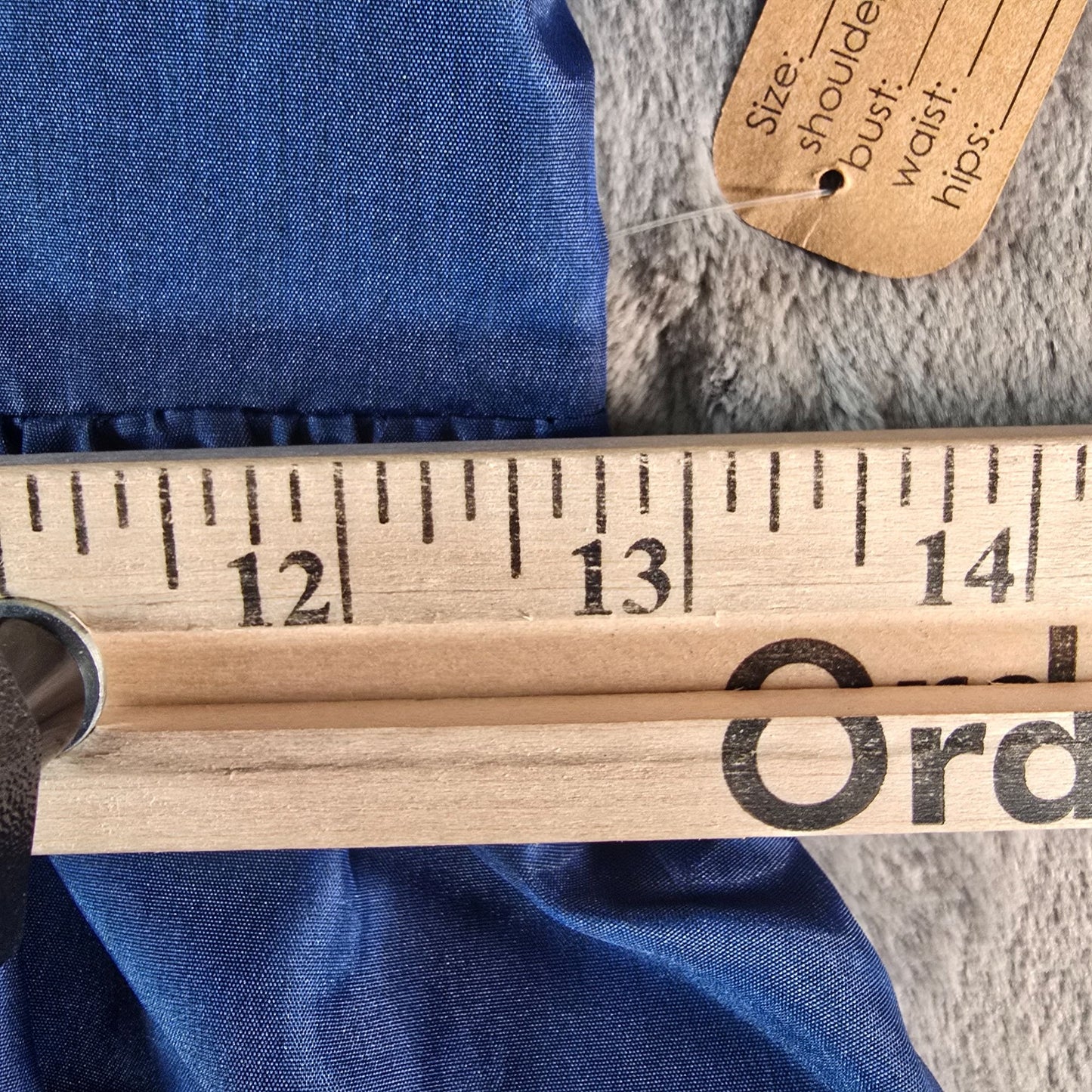 Vintage 1970s Navy Blue Rhinestone Trim Spaghetti Strap Party Dress (XS)