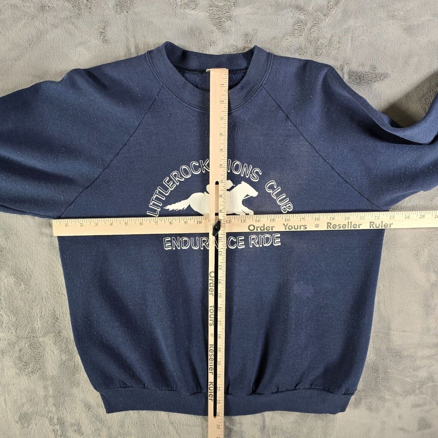 Vintage 1989 Made in USA Littlerock Lions Club Endurance Ride Sweatshirt (M)