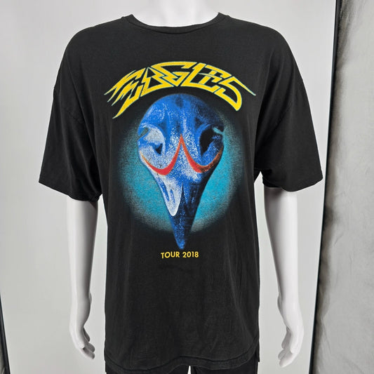Suna Eagles Tour 2018 San Francisco and San Diego Black Concert T-Shirt (XL)