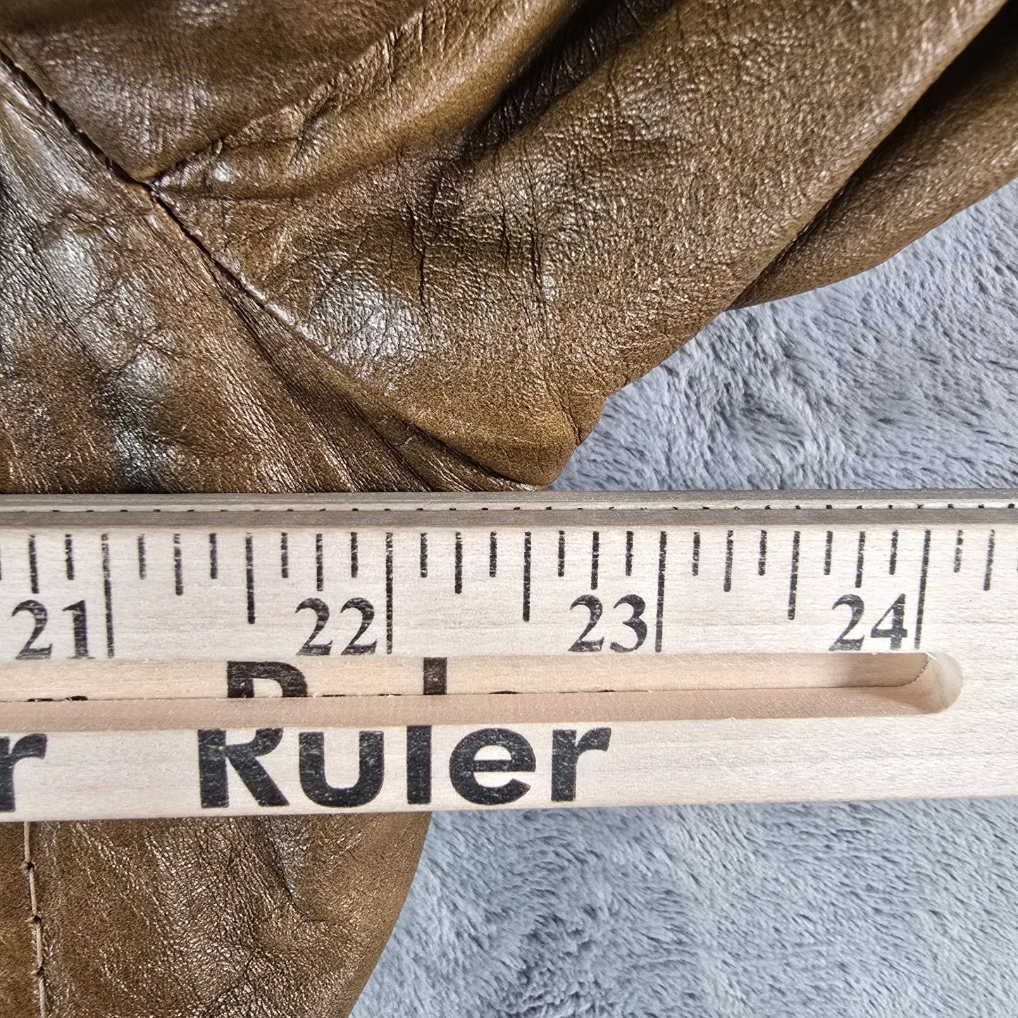 Vintage 1970s "The Gay Blade" Leather Safari Field Jacket (M/L) *Missing Buttons