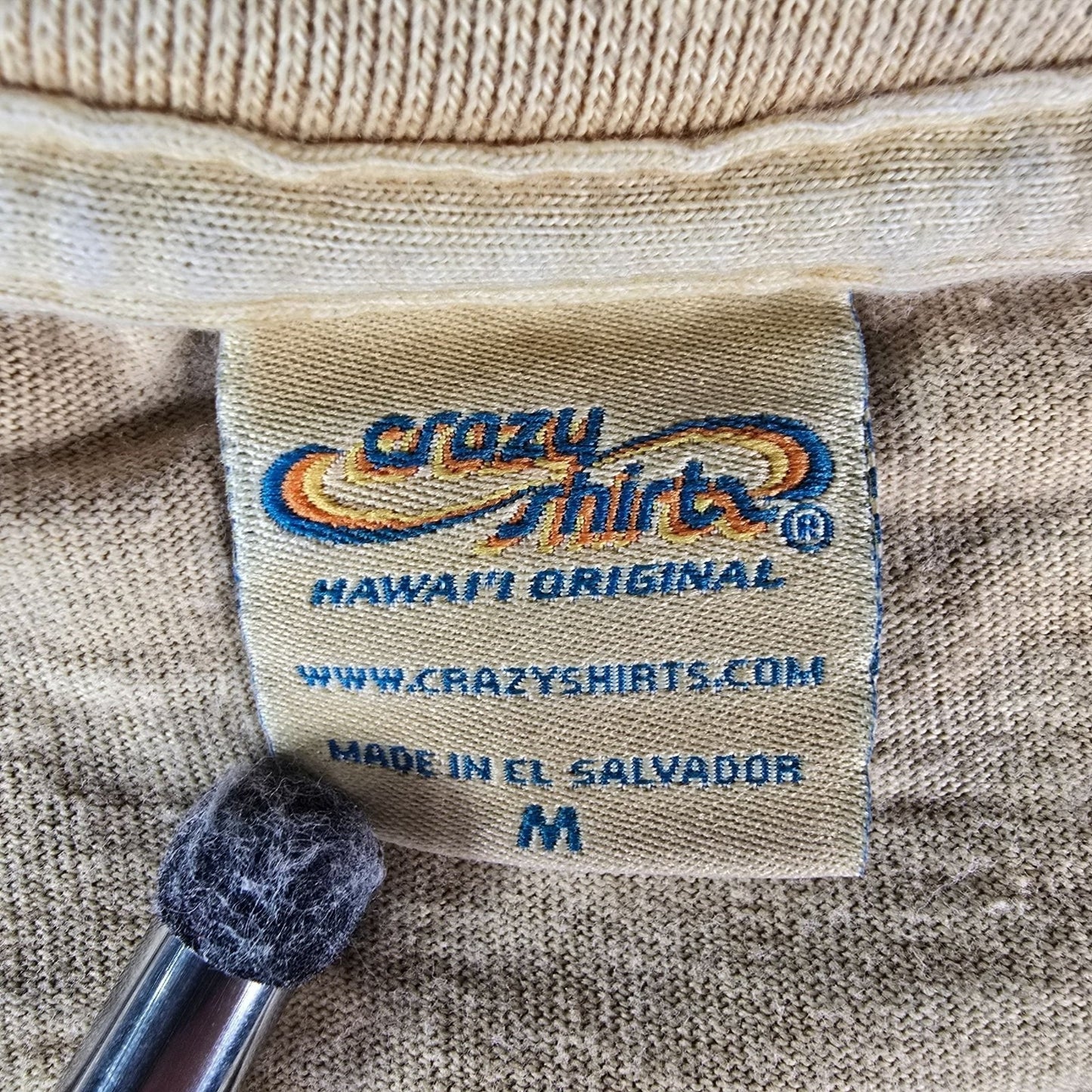 2023 Crazy Shirts "Save Water Drink Beer" Beer-Dyed Graphic T-Shirt (M)