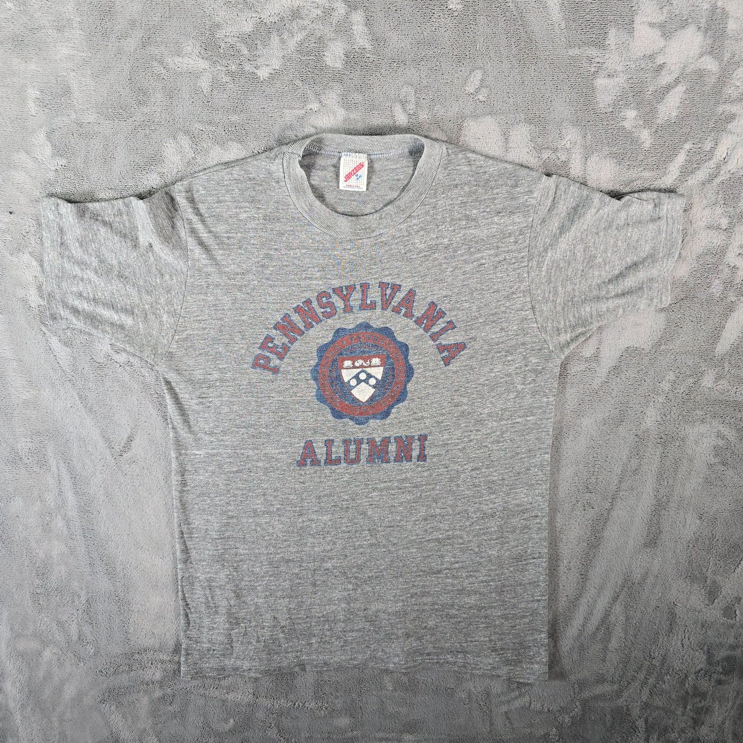 Vintage 1980s Jerzees Tri-Blend University of Pennsylvania Alumni T-Shirt (M)