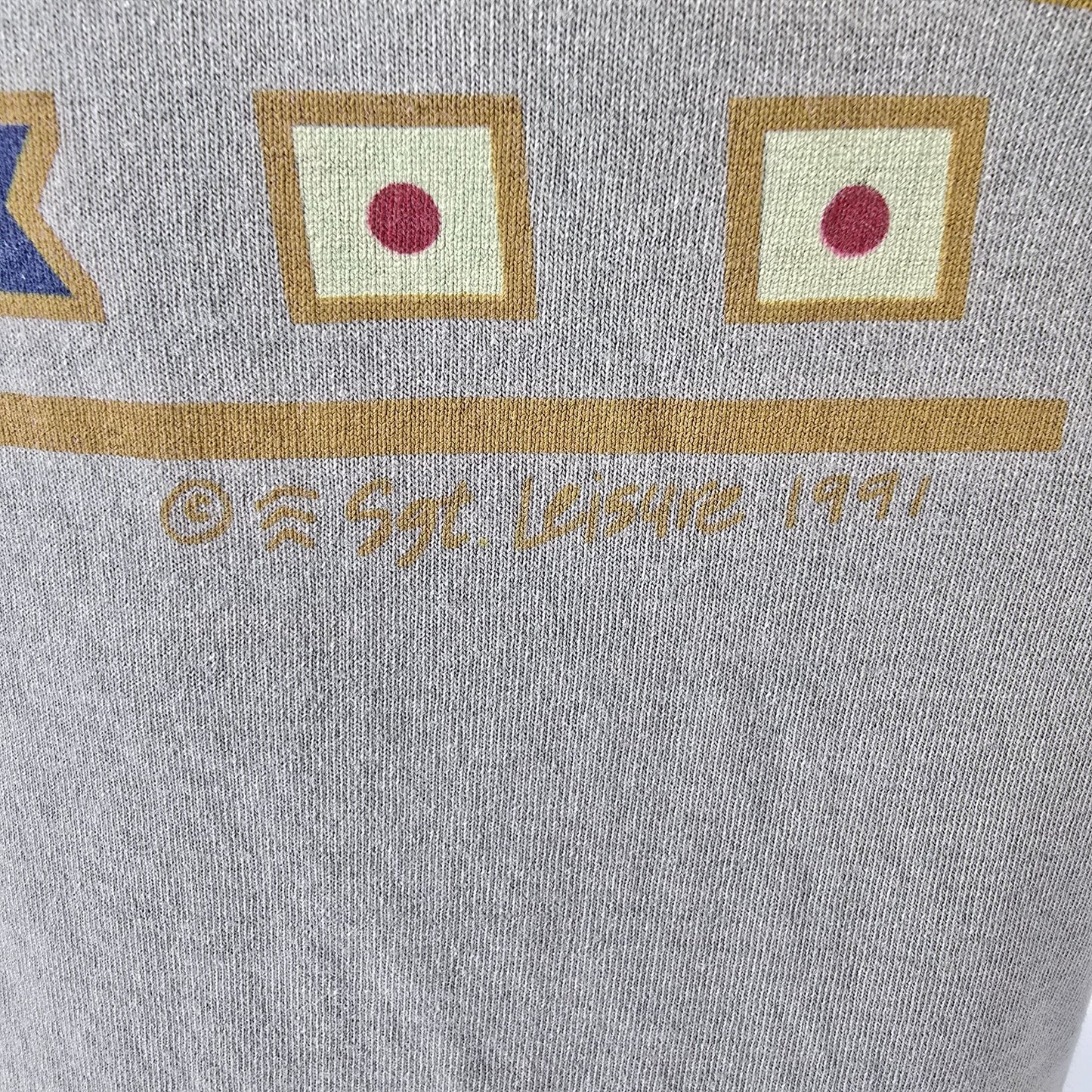 Vintage 190s Sgt. Leisure Kona Hawaii Oversized Sailboat Graphic T-Shirt (L)