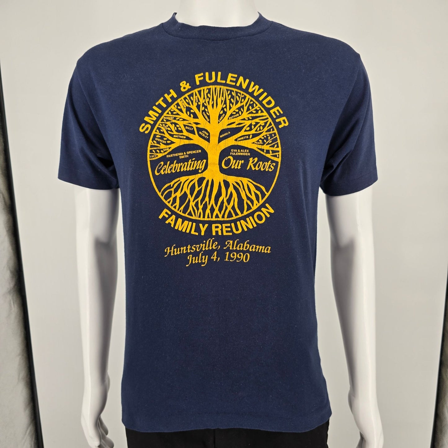 Vintage 1990 Smith & Fulenwider Family Reunion Huntsville Alabama T-Shirt (M)