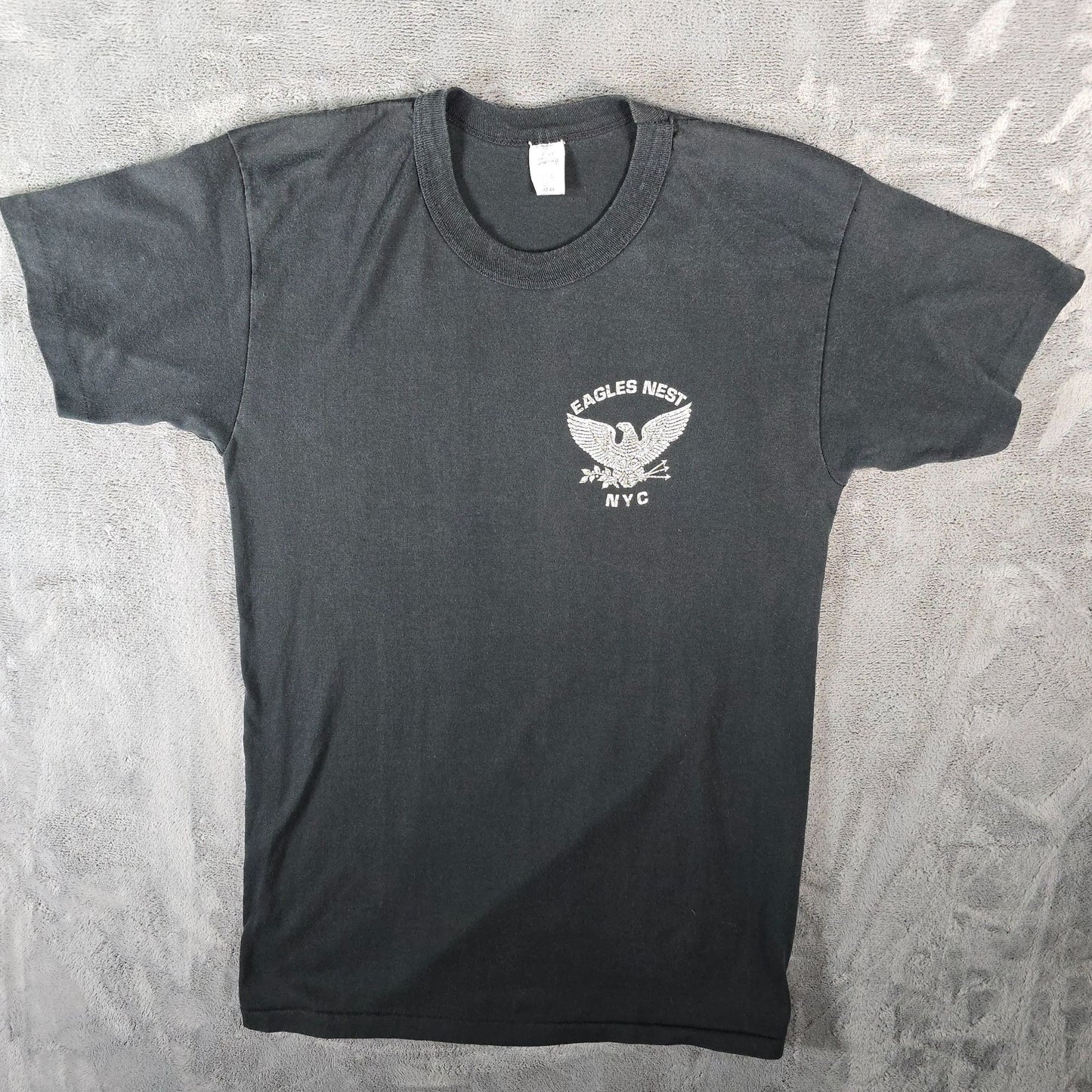 Vintage 1980s Tee Swing The Eagles Nest NYC Gay Leather/Levi Bar T-Shirt (S/M)