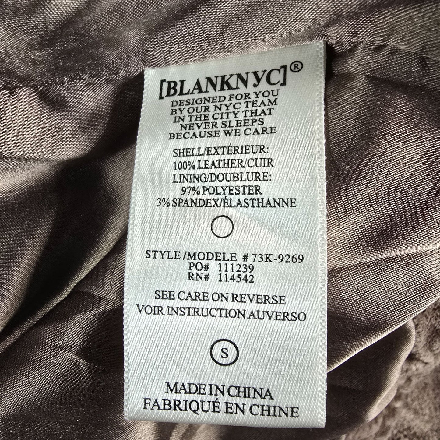 2010s Distressed [BLANKNYC] Cropped Suede French Taupe Moto Jacket (Small)
