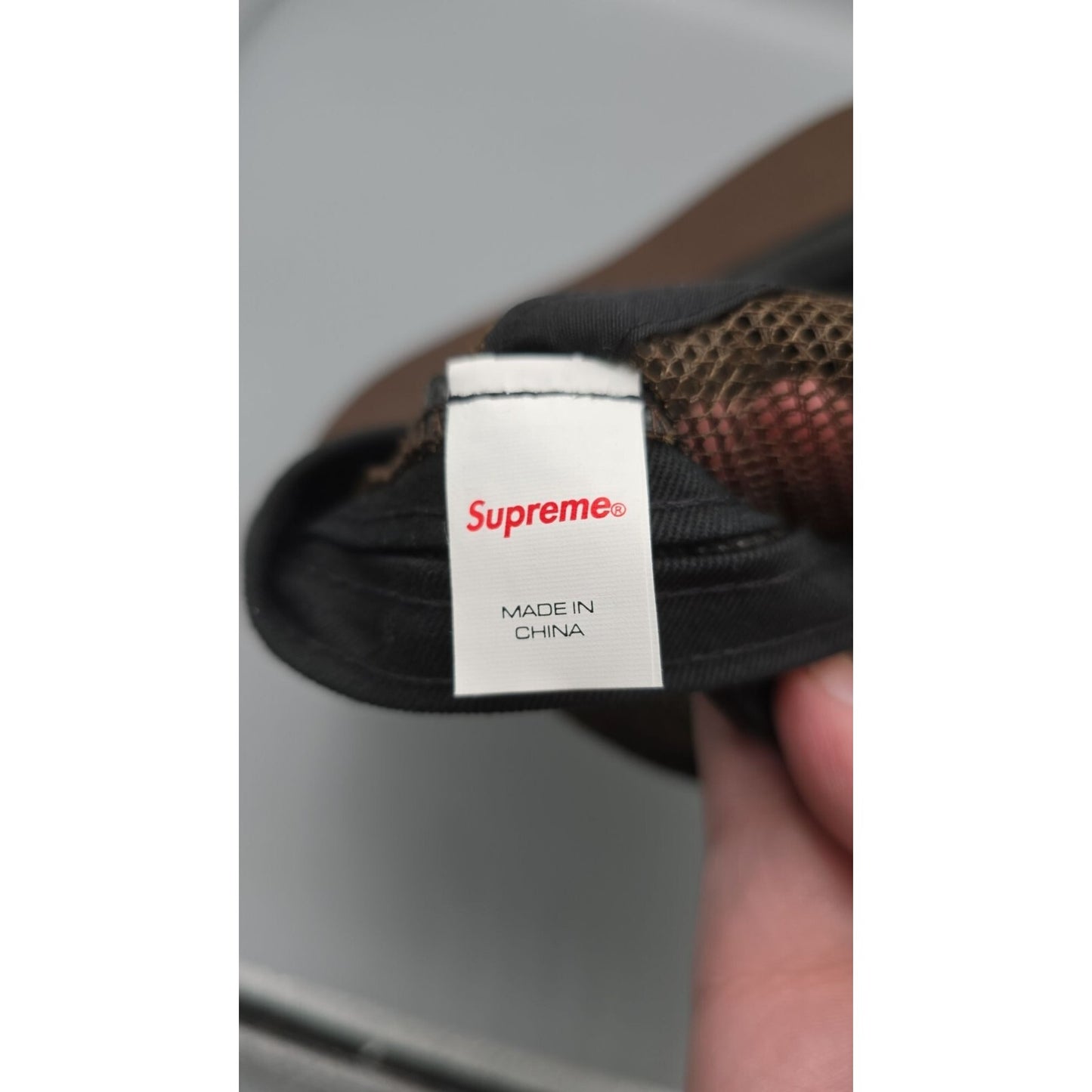 Supreme Spring Summer 2022 Alien 5-Panel Brown Snapback Mesh Trucker Hat/Cap