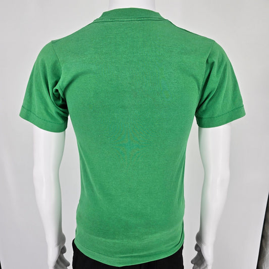 Vintage 1990s Fruit of The Loom Beset Green PYAA Fall Baseball T-Shirt (XS/S)