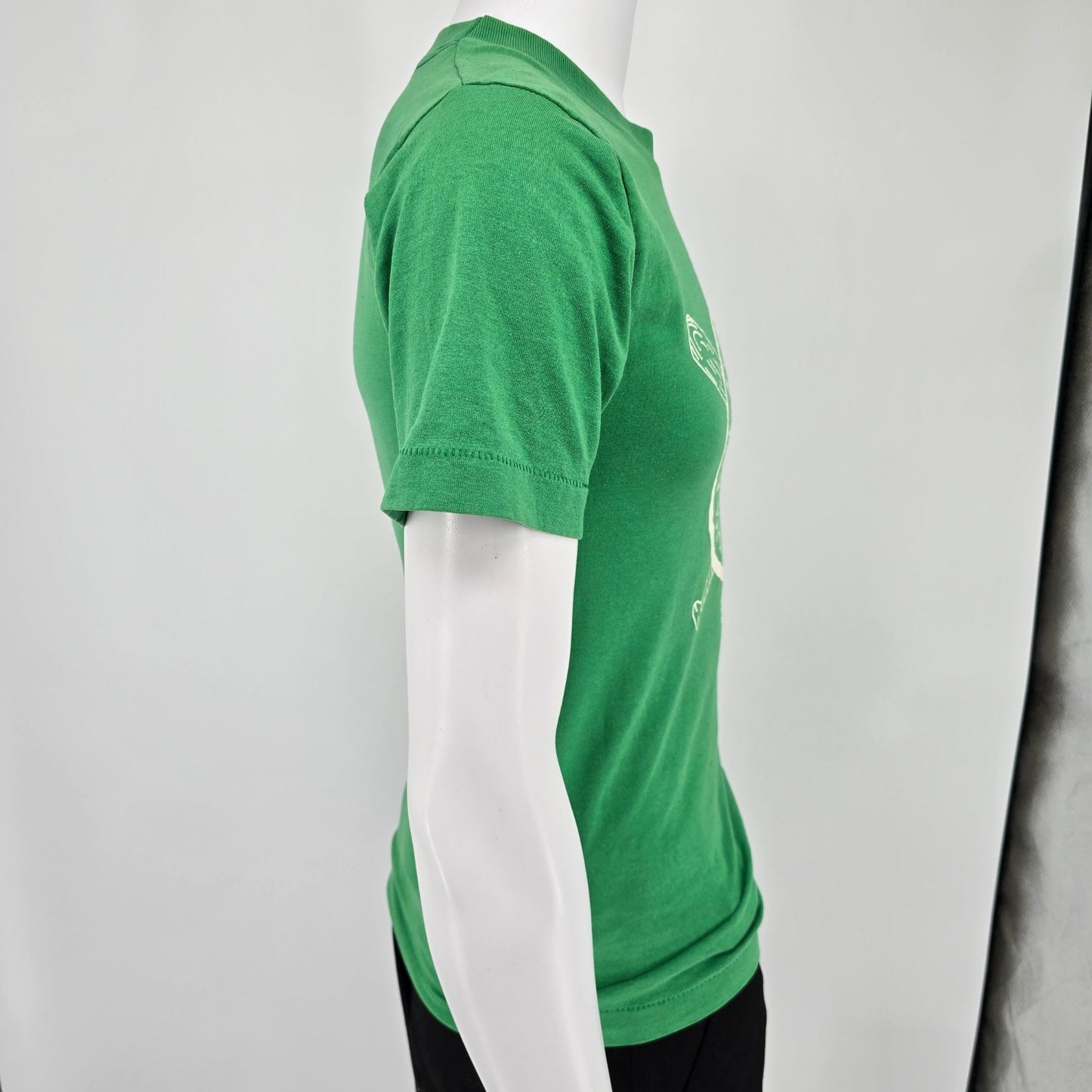 Vintage 1990s Fruit of The Loom Beset Green PYAA Fall Baseball T-Shirt (XS/S)