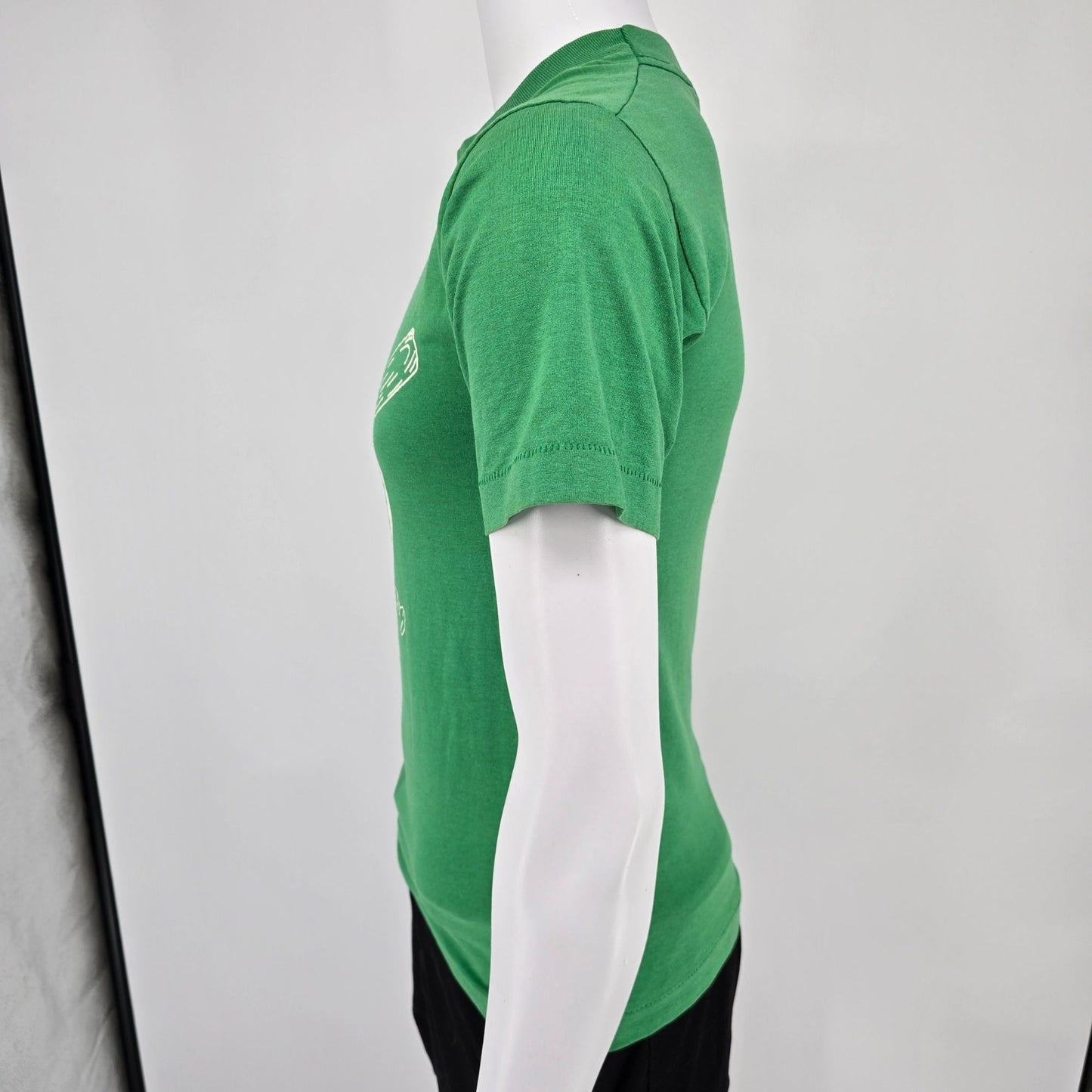 Vintage 1990s Fruit of The Loom Beset Green PYAA Fall Baseball T-Shirt (XS/S)