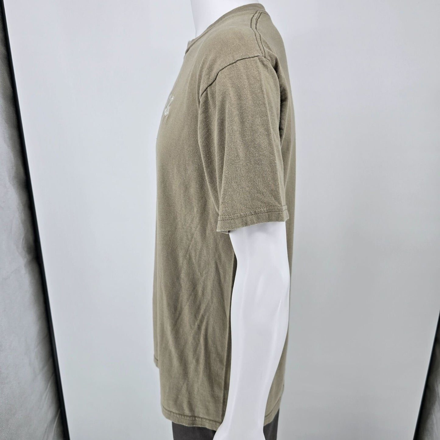 Vintage 2000s Jerzees Activewear Ale-8-One Embroidered Logo T-Shirt (M)