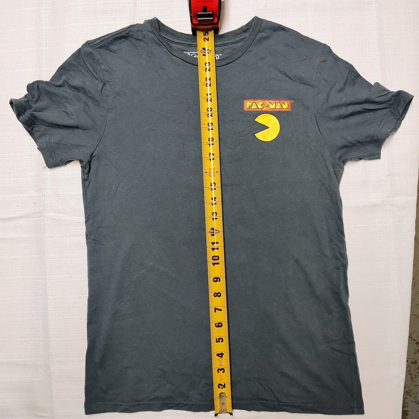 Pac-Man Boys Logo and Maze Blue Graphic T-Shirt (2XL)
