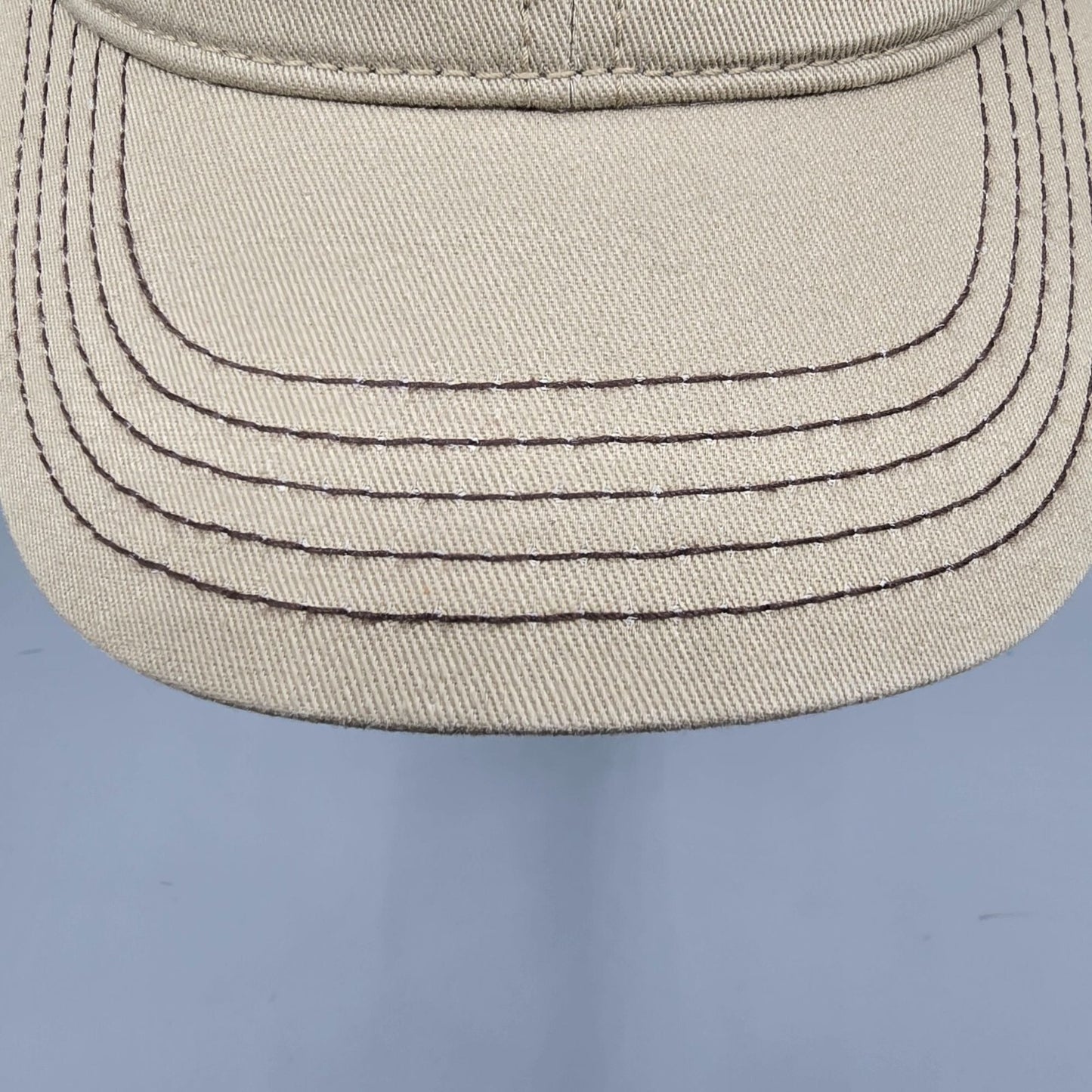 Laughing Coyote Project Beige & Brown District Super Soft Mesh Back Dad Cap