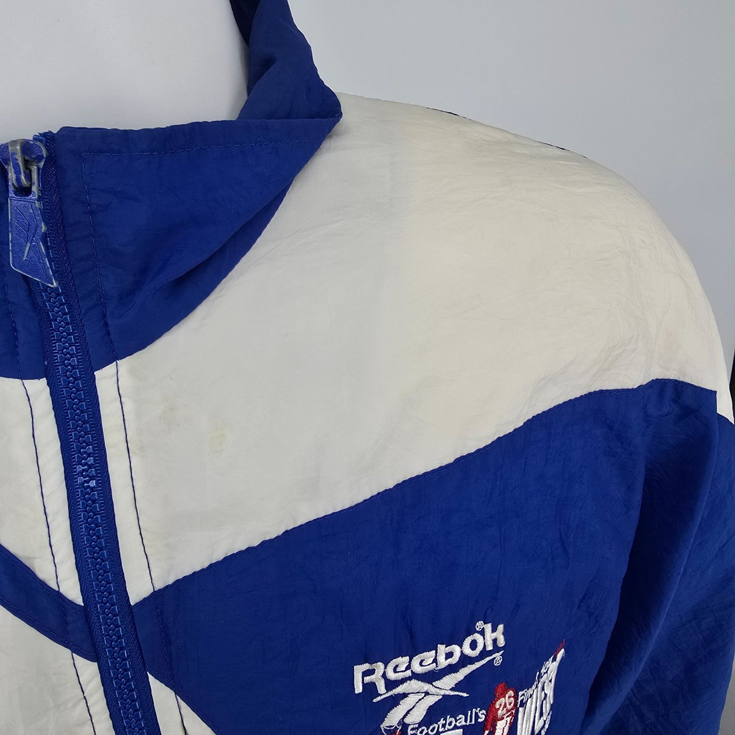 Vintage 1990s East-West Shrine Game Football Classic Windbreaker Jacket (L)