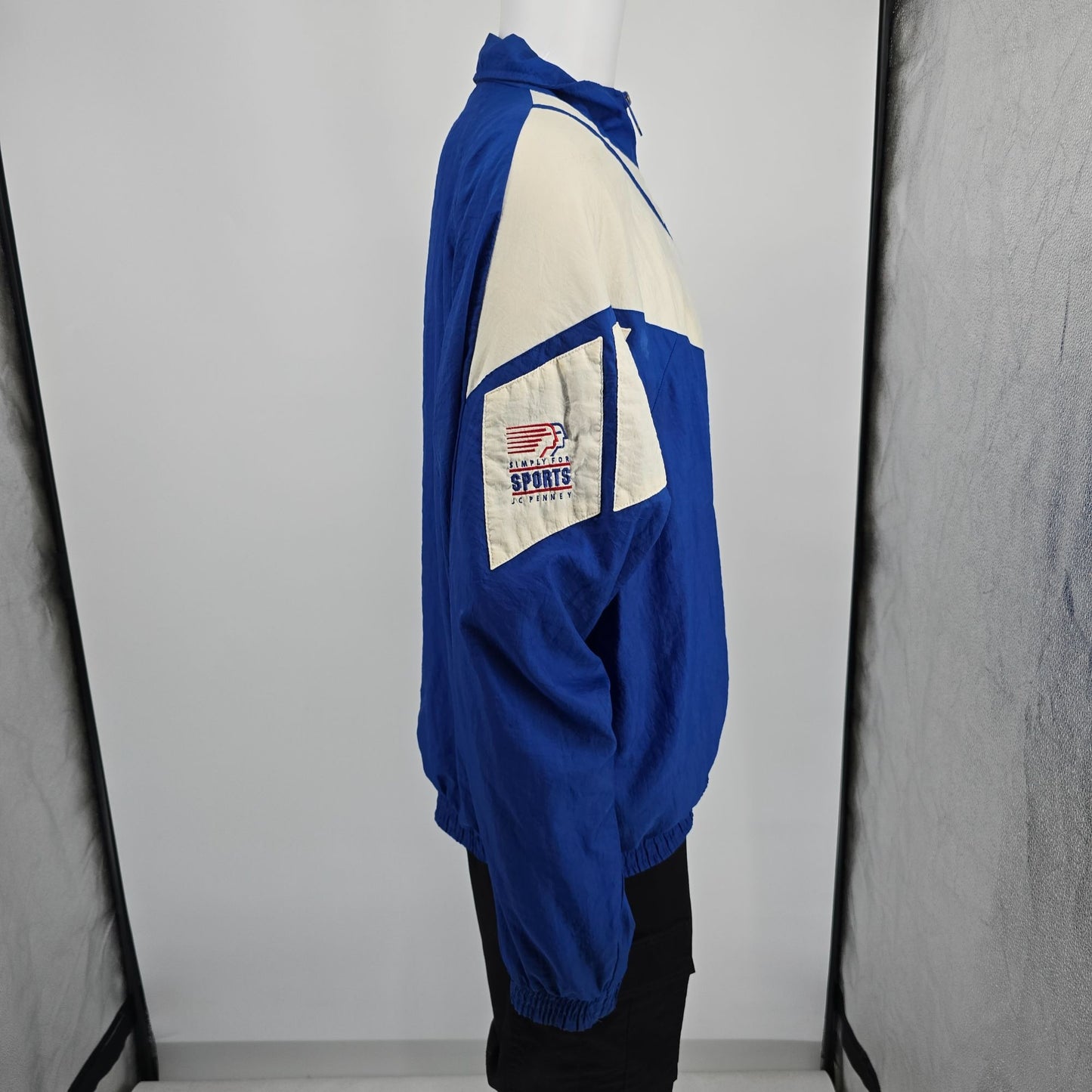 Vintage 1990s East-West Shrine Game Football Classic Windbreaker Jacket (L)