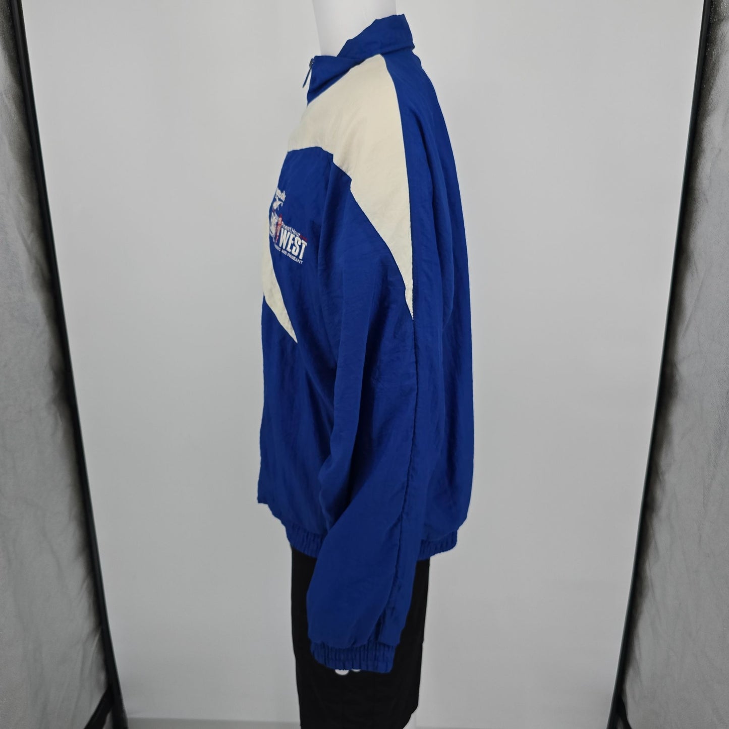 Vintage 1990s East-West Shrine Game Football Classic Windbreaker Jacket (L)