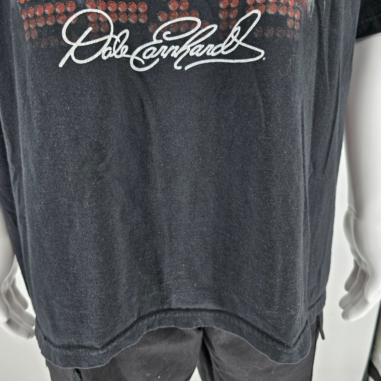 2000s Chase Authentics Dale Earnhardt & Elvis Las Vegas NASCAR T-Shirt (3XL/4XL)