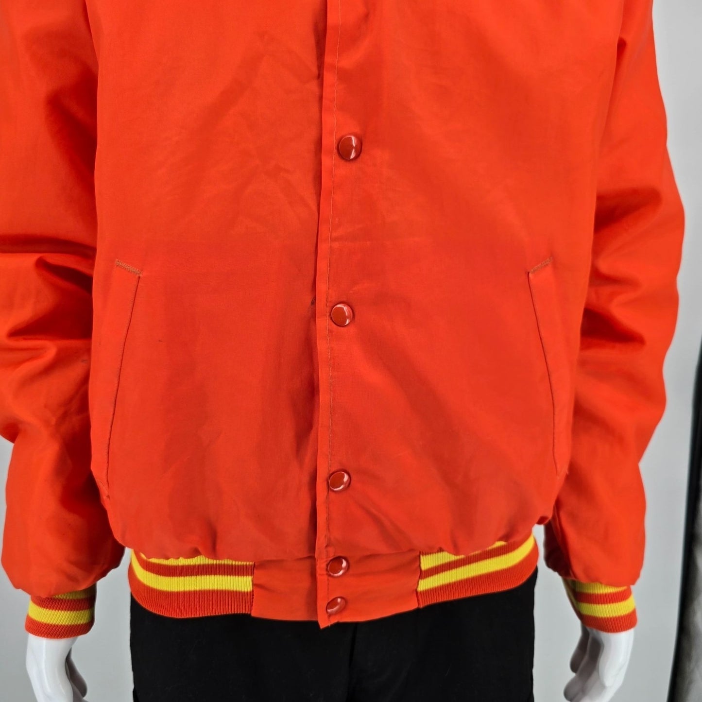 Vintage 1980s Swingster Garst Seed Company Sherpa Lined Bomber Jacket (L)