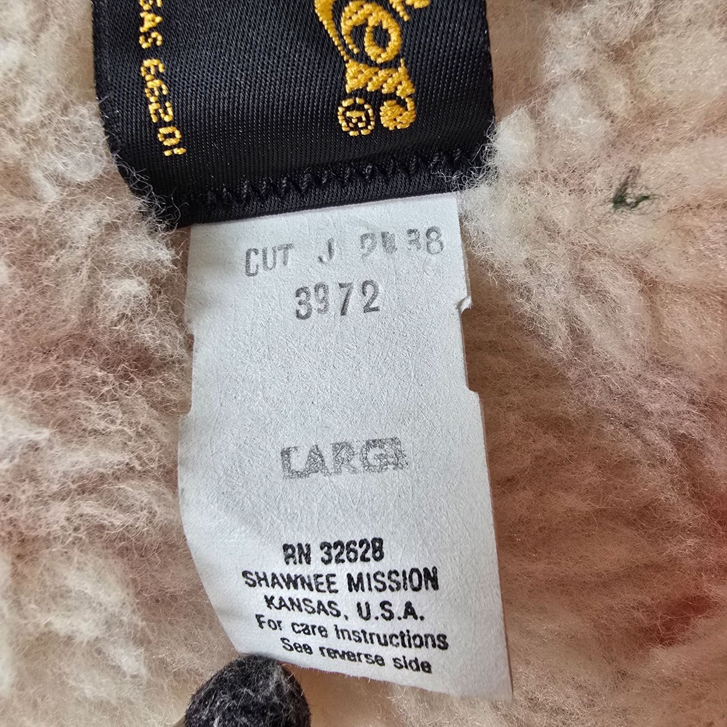 Vintage 1980s Swingster Garst Seed Company Sherpa Lined Bomber Jacket (L)