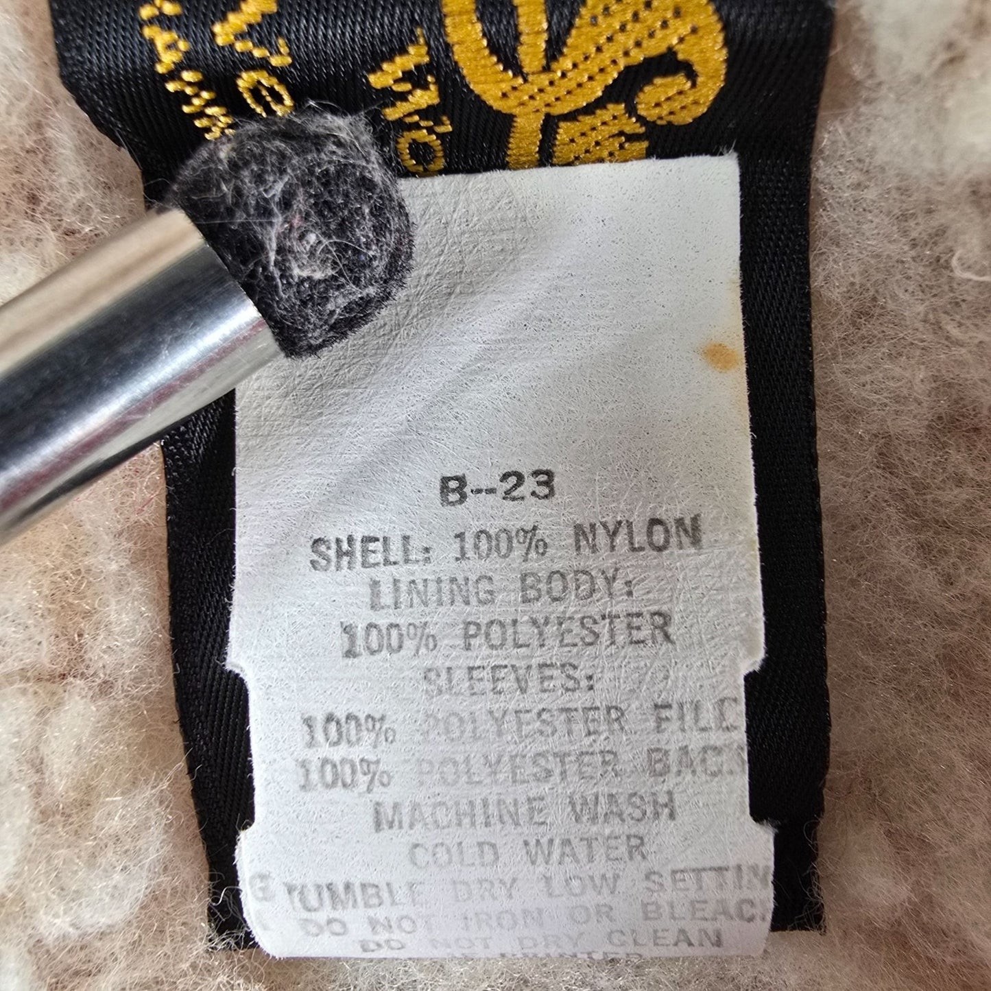 Vintage 1980s Swingster Garst Seed Company Sherpa Lined Bomber Jacket (L)