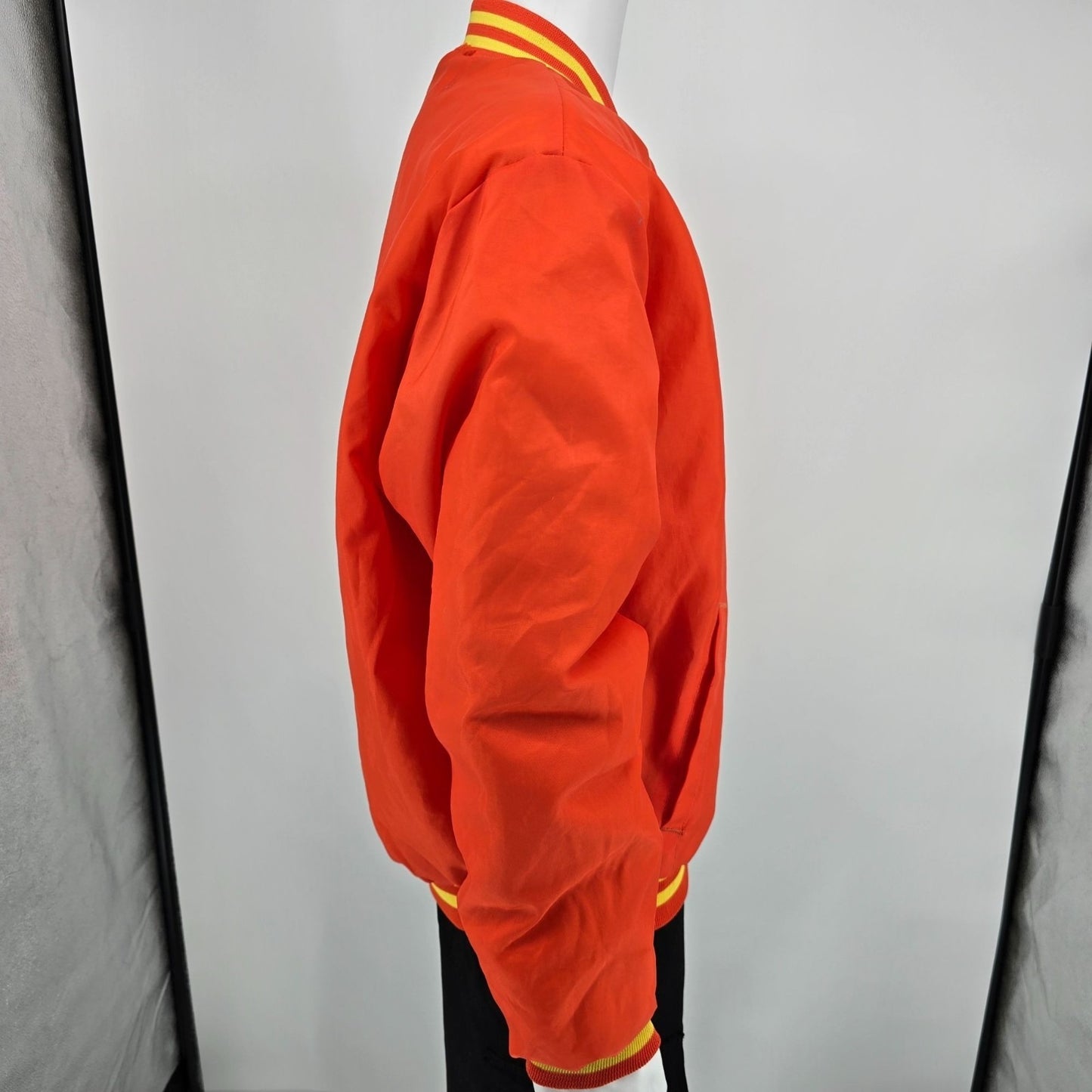 Vintage 1980s Swingster Garst Seed Company Sherpa Lined Bomber Jacket (L)