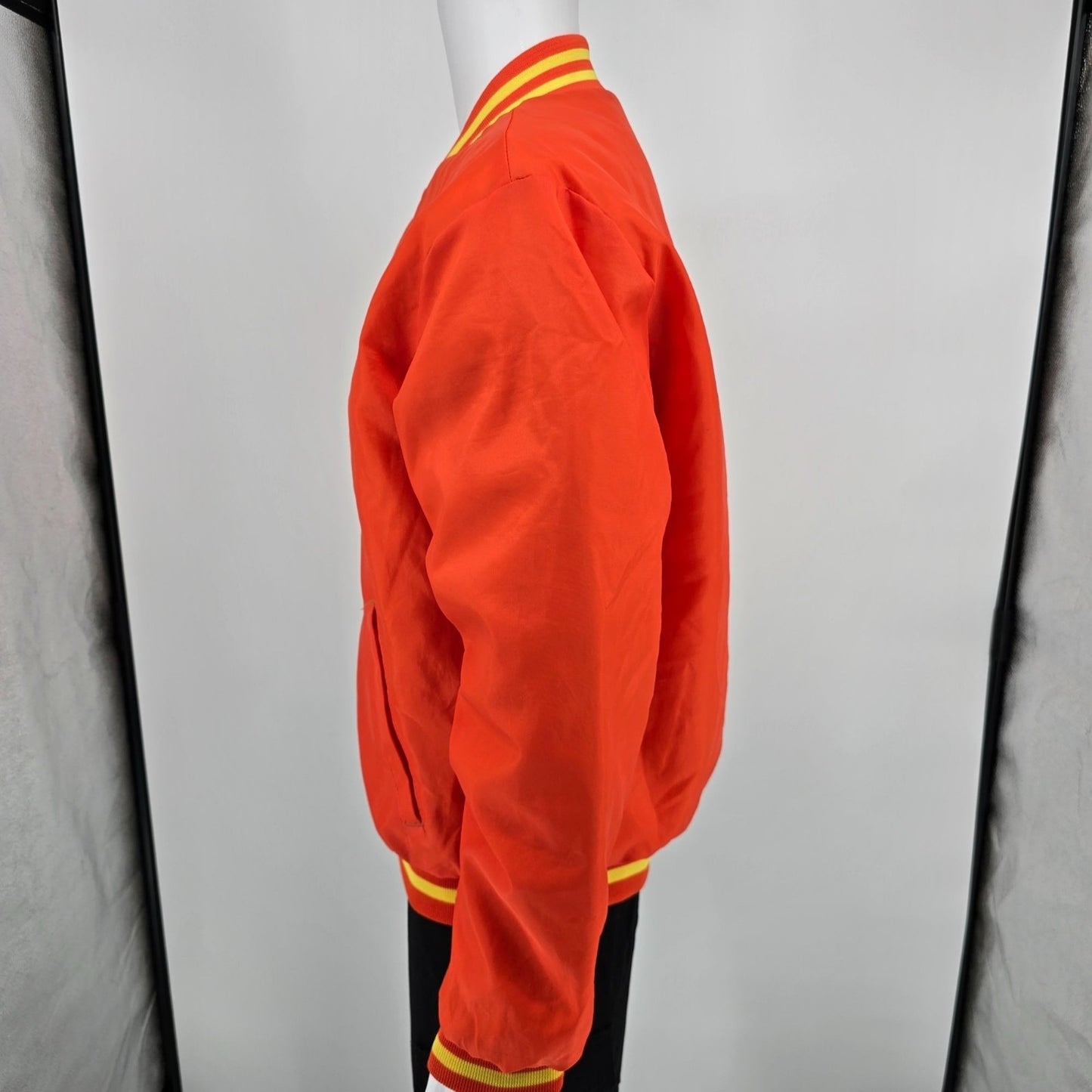 Vintage 1980s Swingster Garst Seed Company Sherpa Lined Bomber Jacket (L)