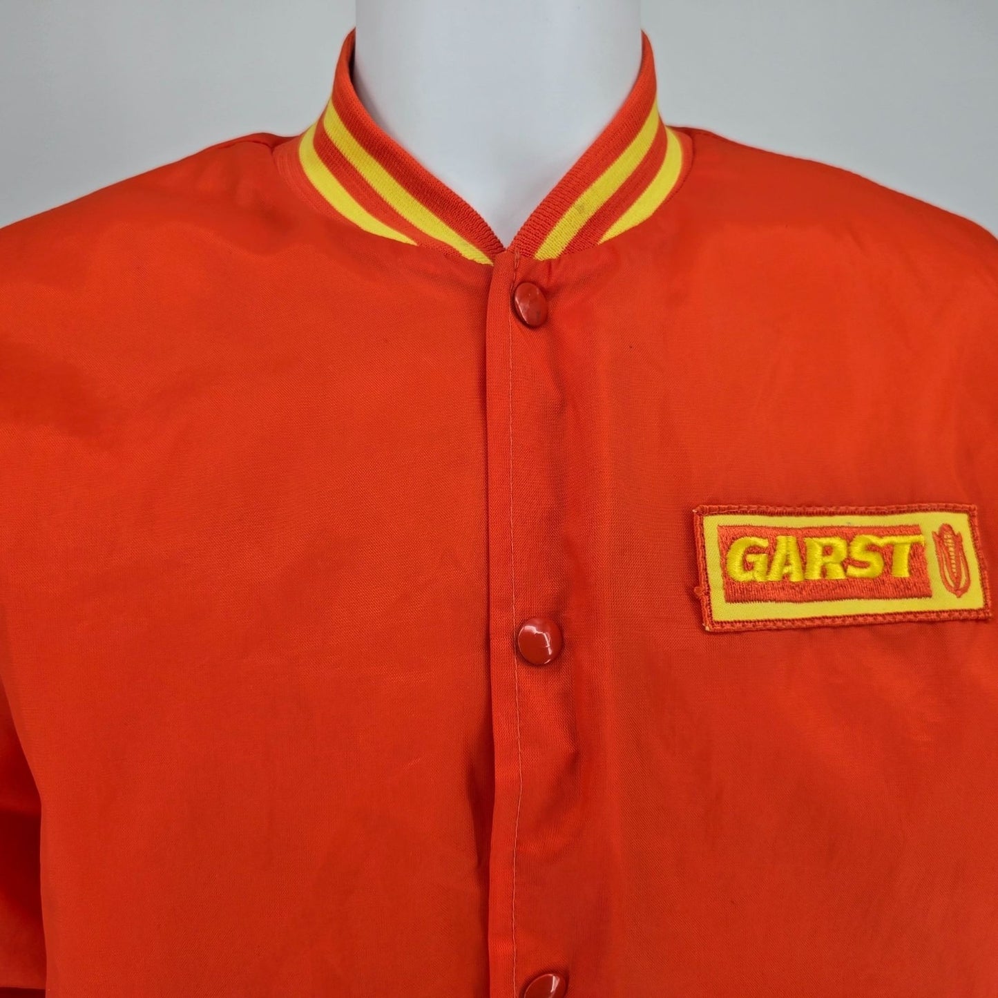 Vintage 1980s Swingster Garst Seed Company Sherpa Lined Bomber Jacket (L)