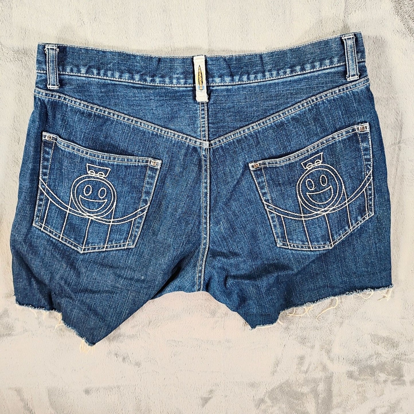 Billionaire Boys Club X Ice Cream Made in Japan DIY Cut Off Jean Shorts (34.5")