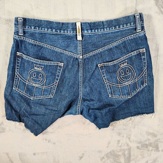 Billionaire Boys Club X Ice Cream Made in Japan DIY Cut Off Jean Shorts (34.5")
