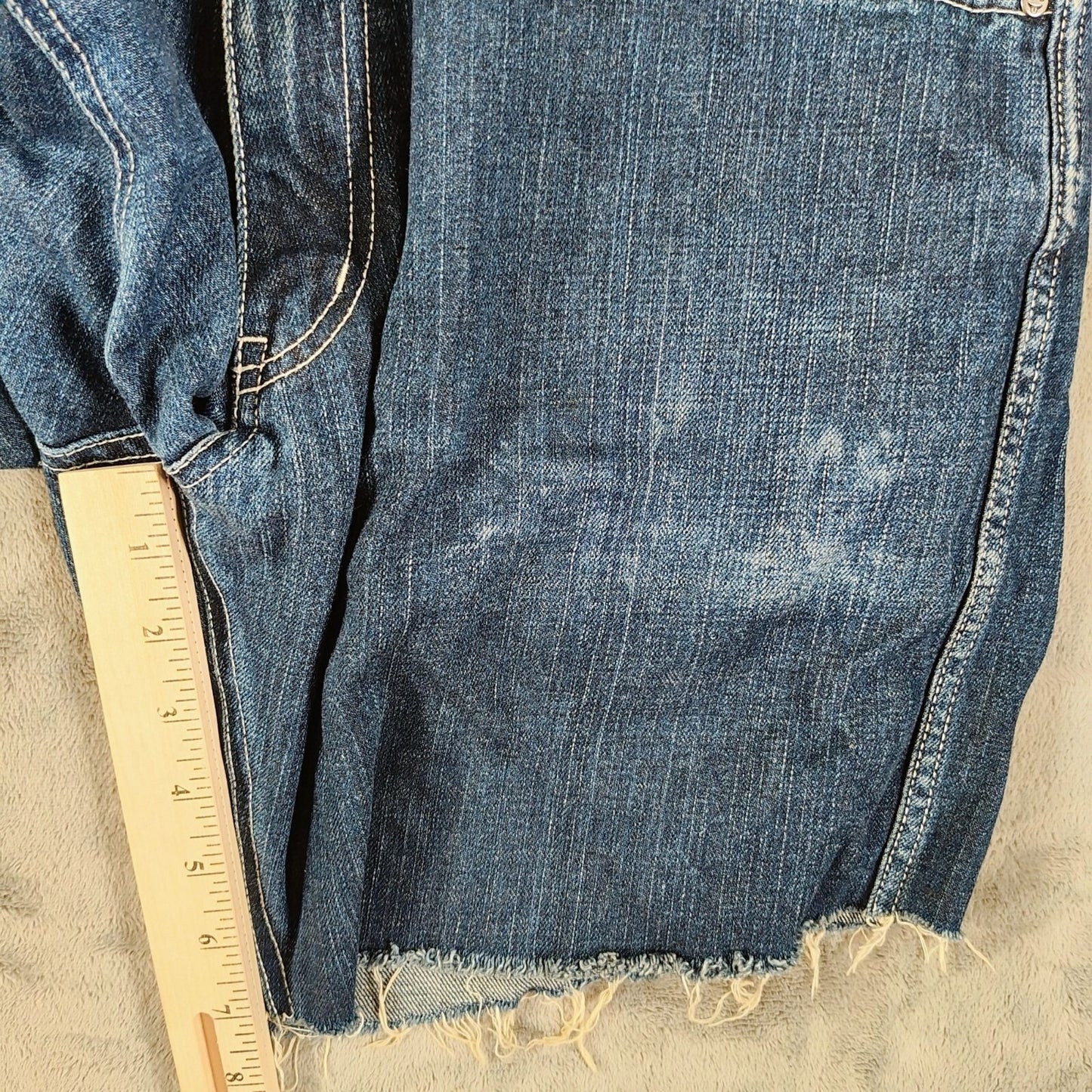 Billionaire Boys Club X Ice Cream Made in Japan DIY Cut Off Jean Shorts (34.5")