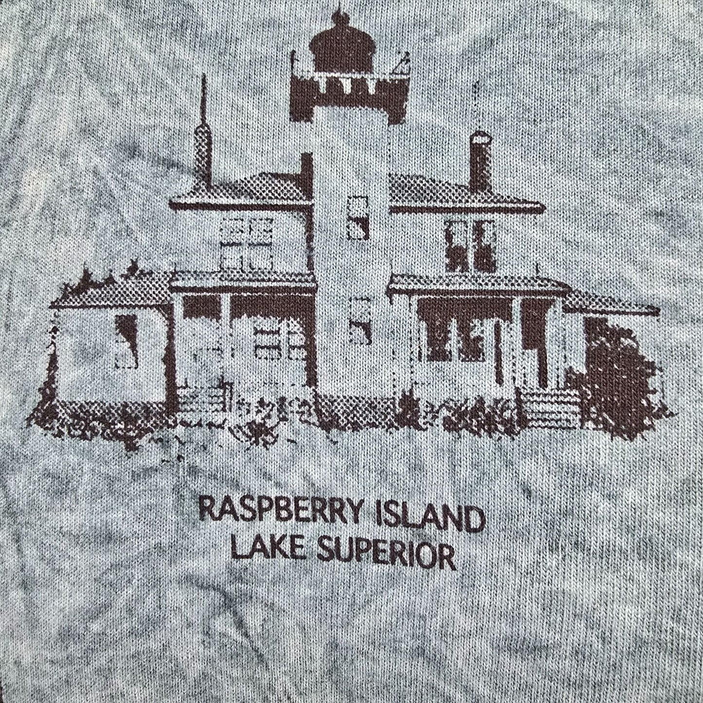 Vintage Deadstock 1990s Art Unlimited Great Lakes Lighthouses AOP T-Shirt (XXL)