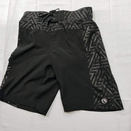 Ocean Current Black Swimming Board Shorts Model OY1191822EFWA (Size Small)