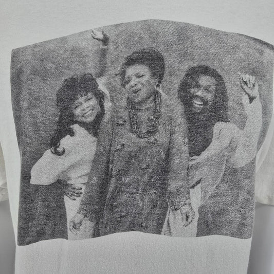 Vintage 1990s Ashford & Simpson with Maya Angelou Been Found Promo T-Shirt (XL)