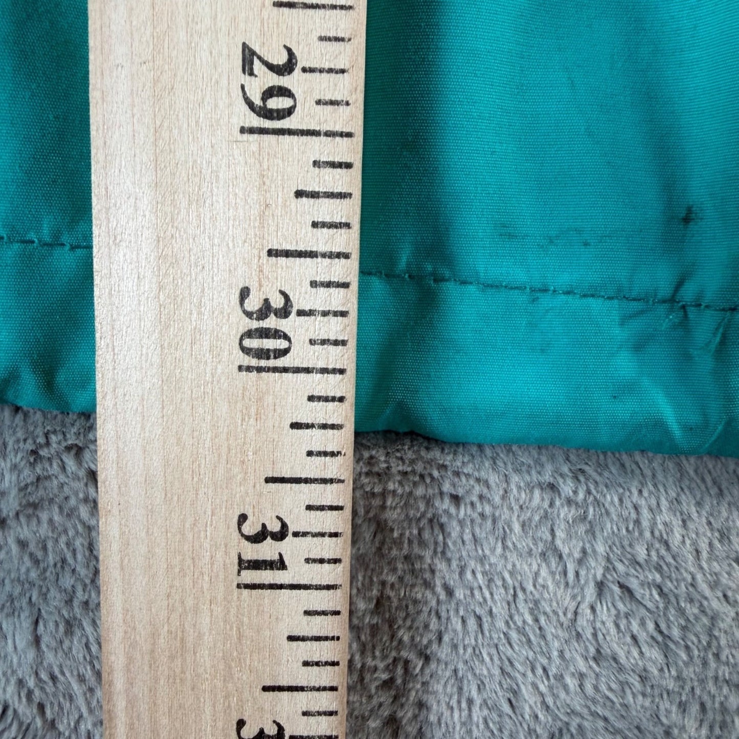 Vintage 1990s The North Face Women's Teal Made in USA Gore-Tex Shell Jacket (M)