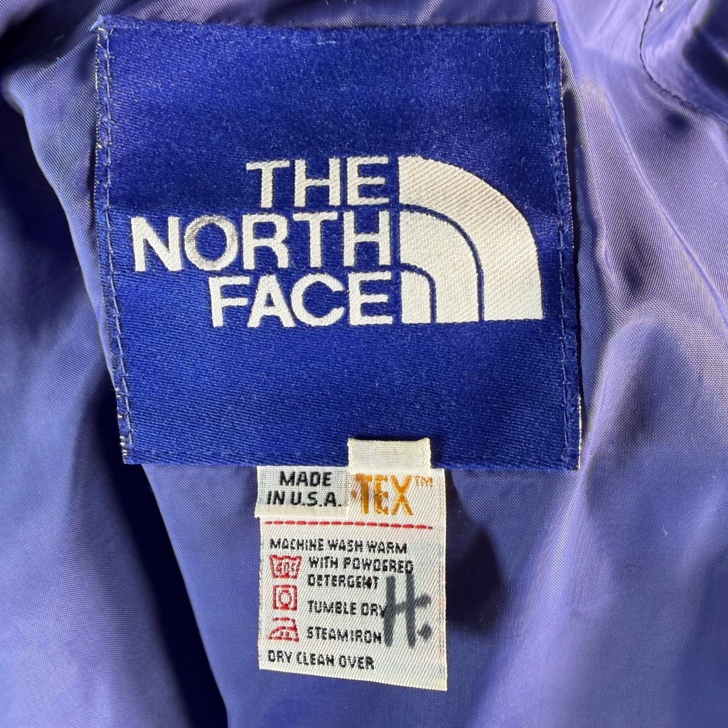 Vintage 1990s The North Face Women's Teal Made in USA Gore-Tex Shell Jacket (M)