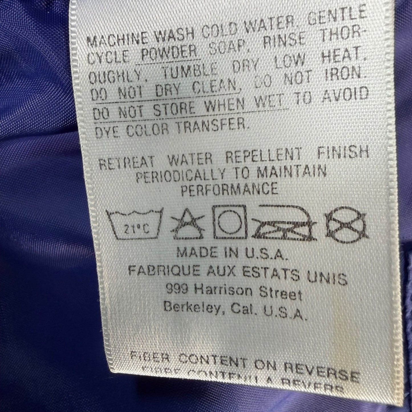 Vintage 1990s The North Face Women's Teal Made in USA Gore-Tex Shell Jacket (M)