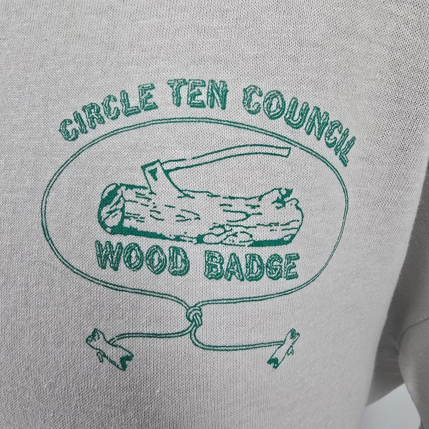 Vintage 1980s Circle Ten Council Wood Badge Dallas Boy Scouts T-Shirt (XXL)