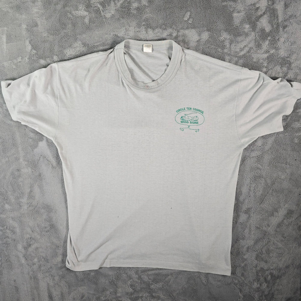 Vintage 1980s Circle Ten Council Wood Badge Dallas Boy Scouts T-Shirt (XXL)