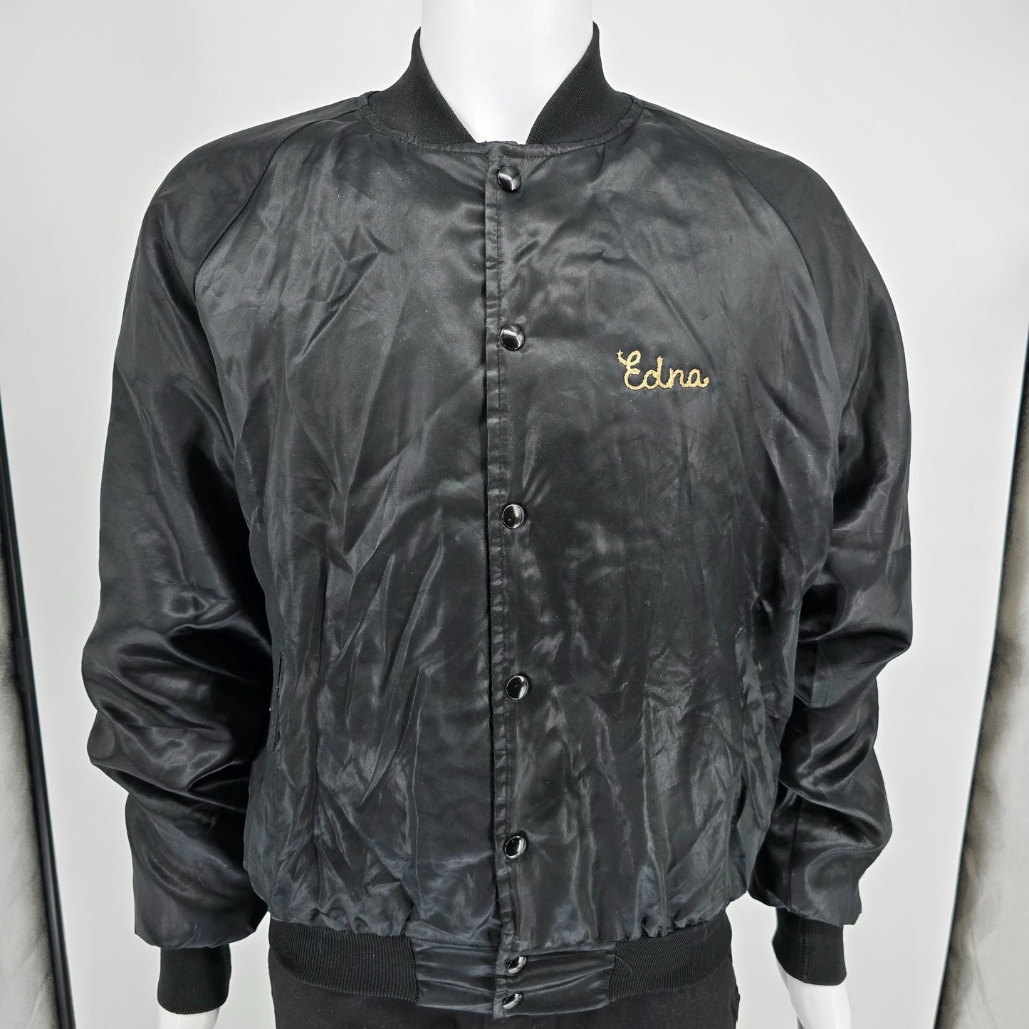 Vintage 1990s Spare Time Lanes 90 91 His & Hers Champions Bowling Jacket (L)