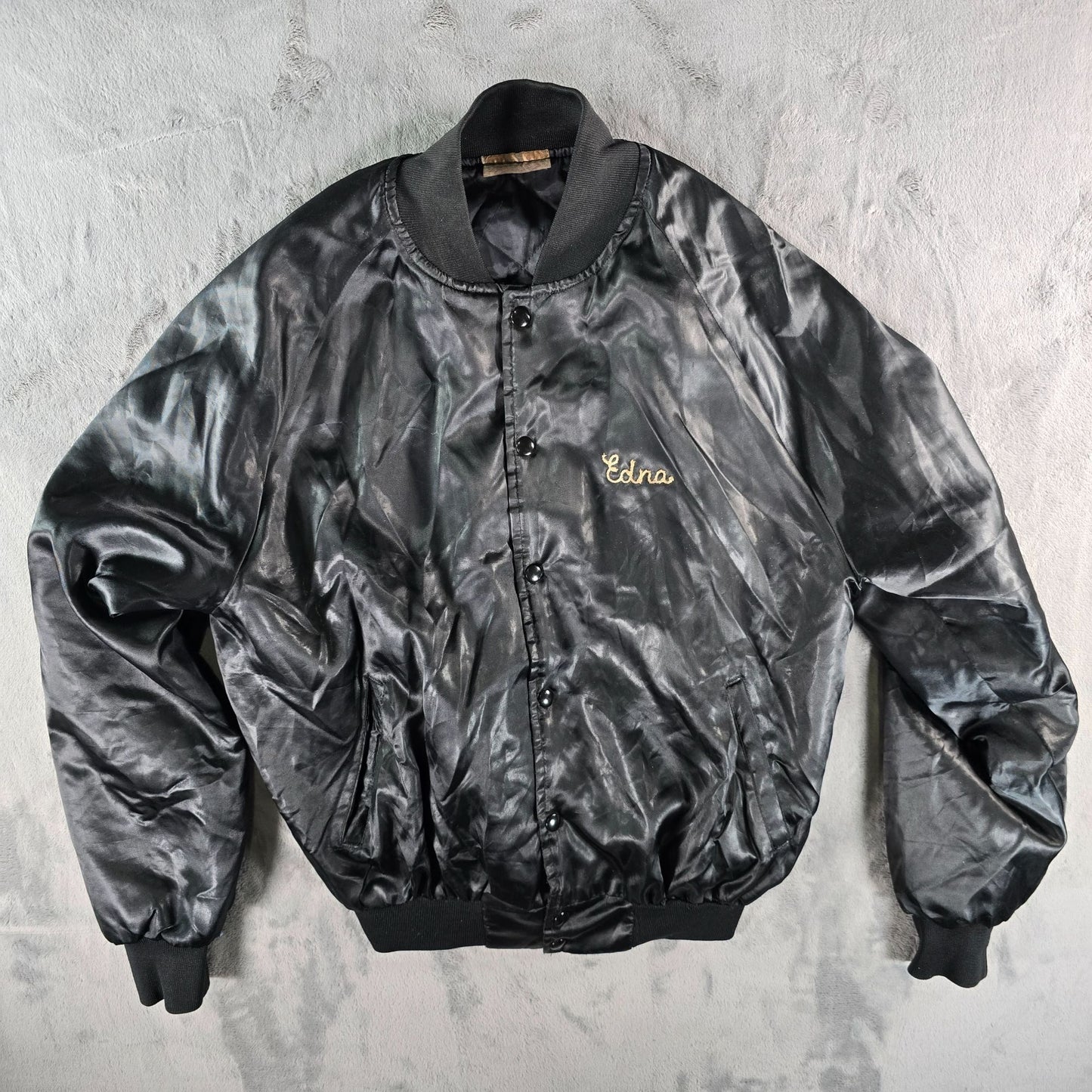 Vintage 1990s Spare Time Lanes 90 91 His & Hers Champions Bowling Jacket (L)