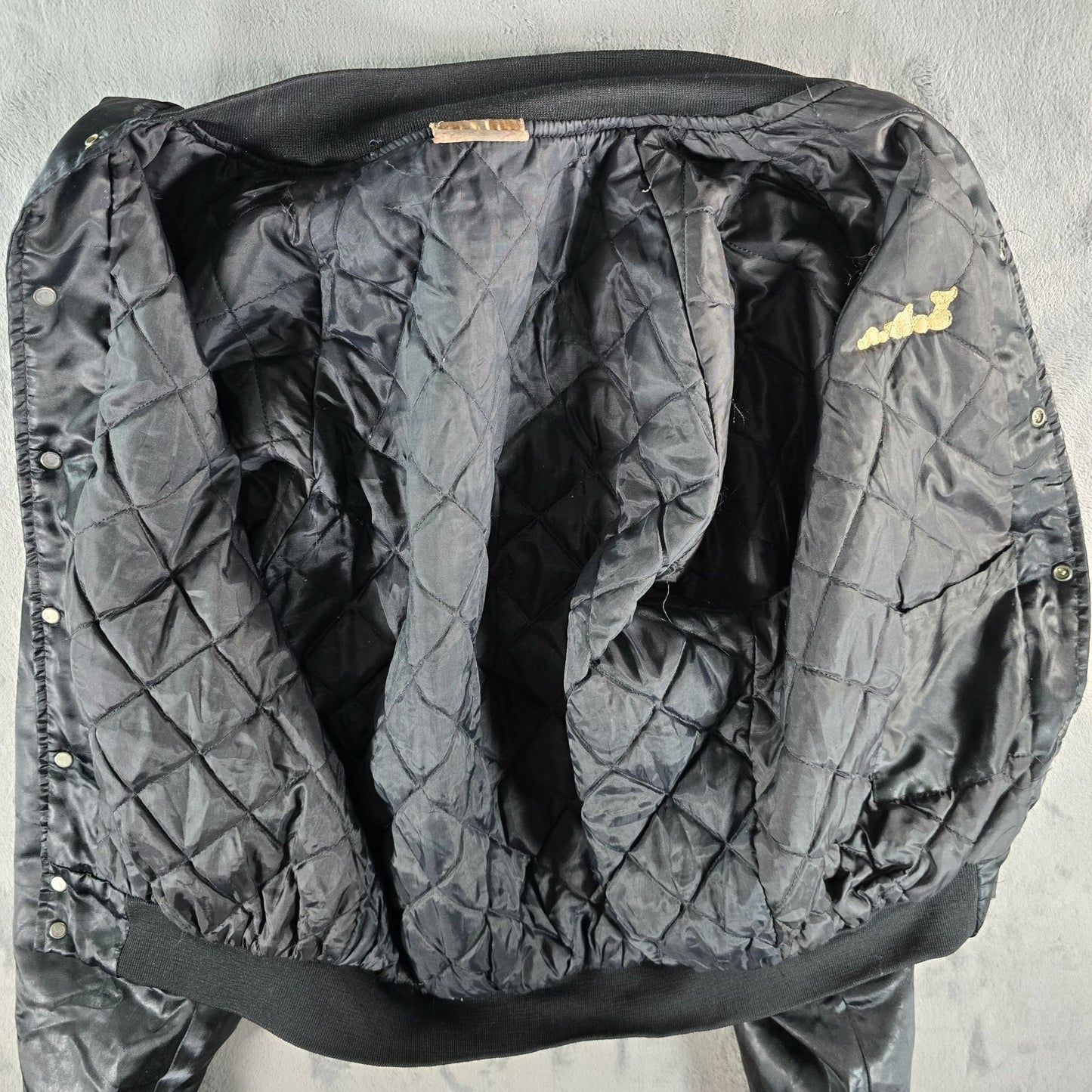 Vintage 1990s Spare Time Lanes 90 91 His & Hers Champions Bowling Jacket (L)