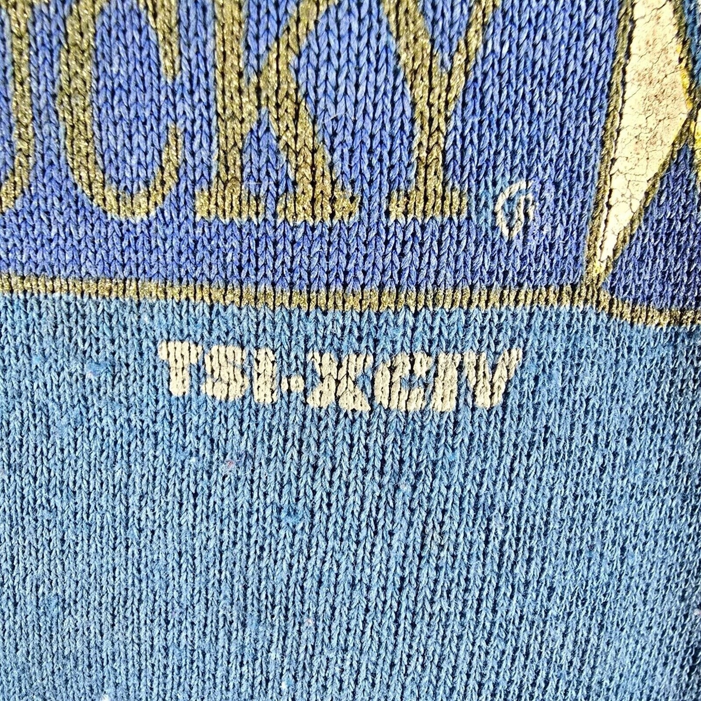 Vintage Thrashed 1990s TSI University of Kentucky Wildcats Logo Sweatshirt (L)