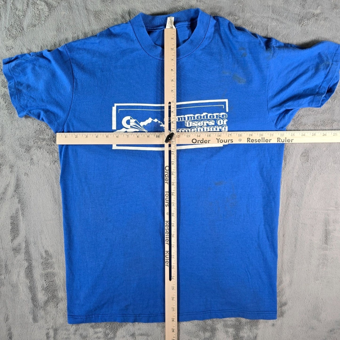 Vintage 1980s Velva Sheen Commodore Users of Lynchburg Virginia T-Shirt (L/XL)