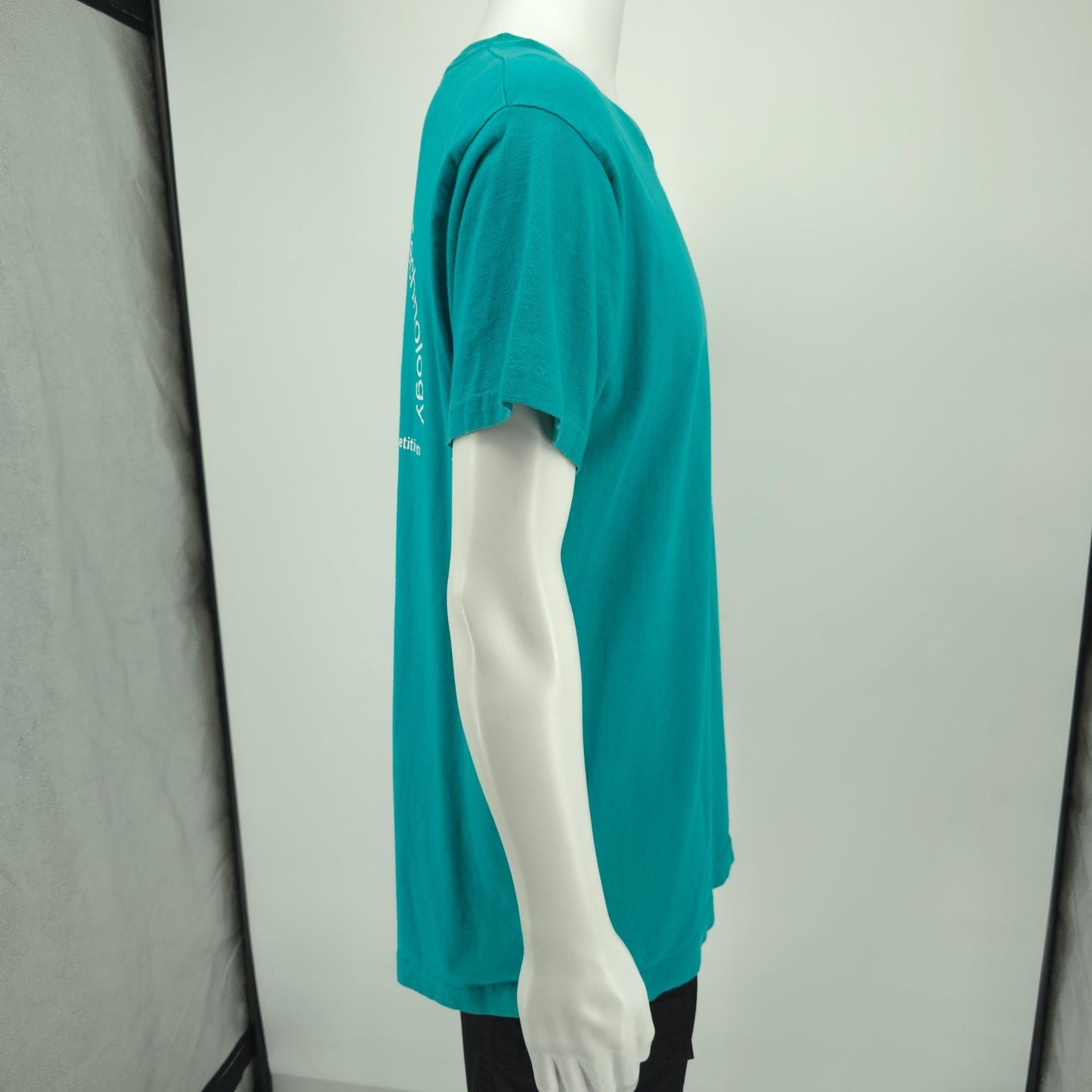 Vintage 1990s Teal MCI Business Information Technology Competition T-Shirt (L)