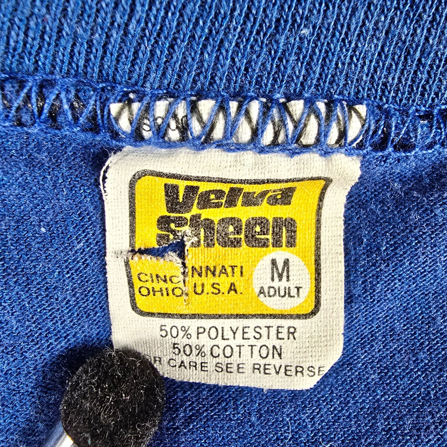 Vintage 1980s Velva Sheen/Roach "Improve Your Image" Iron-On T-Shirt (S)