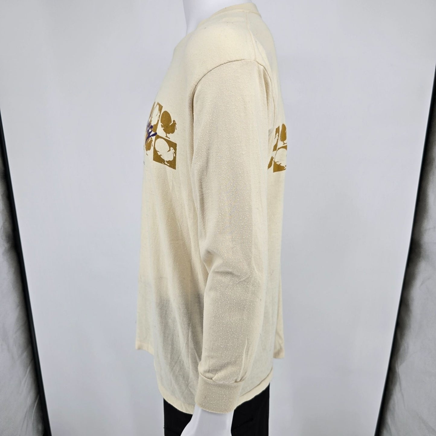 Vintage 1985 76th Elks Thanksgiving Day Race Cincinnati Long Sleeve T-Shirt (L)