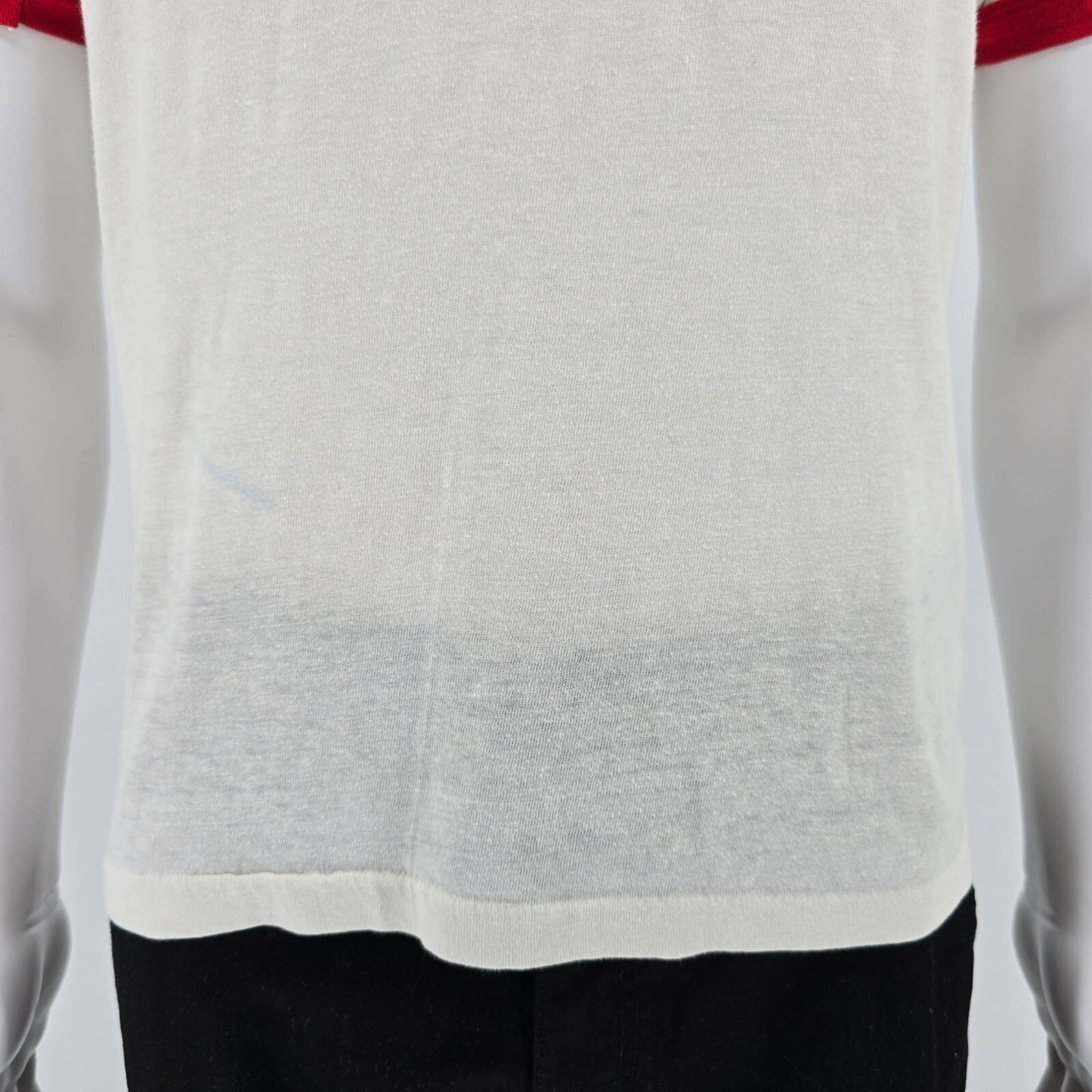 Vintage 1980s Hanes Gateway AMC Greater St. Louis Area Ringer Tee T-Shirt (M/L)