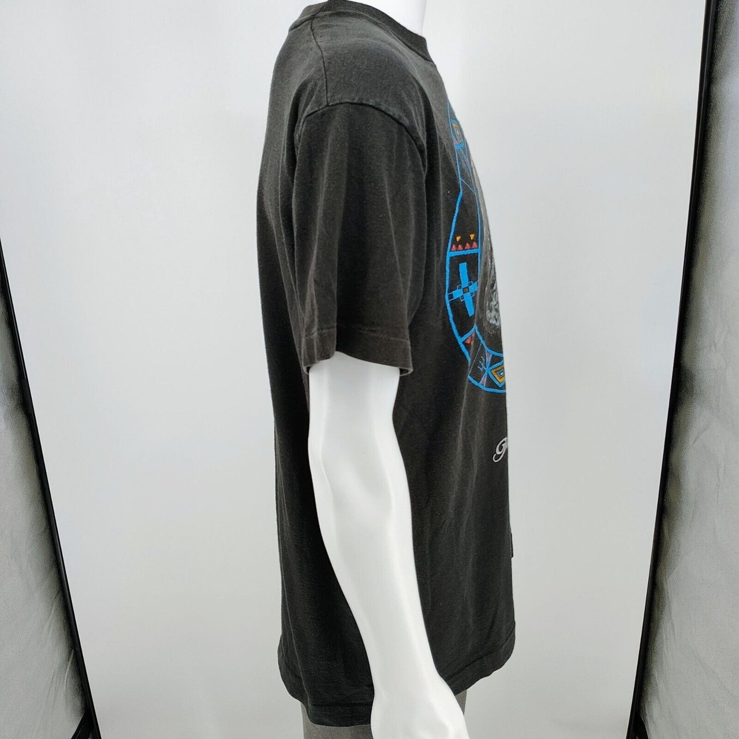 Vintage 1990s Single Stitch Glacier National Park Graphic Montana T-Shirt (L)