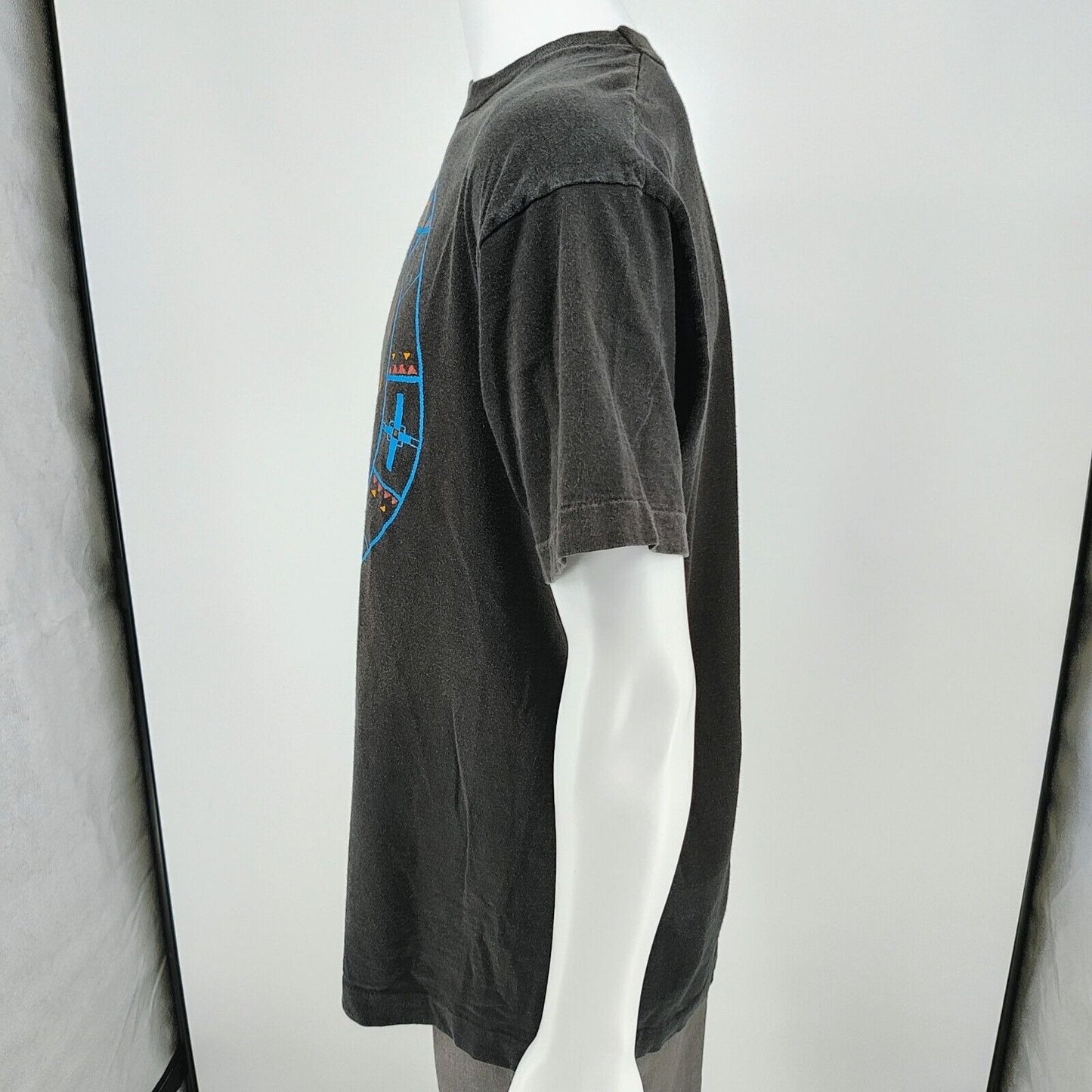 Vintage 1990s Single Stitch Glacier National Park Graphic Montana T-Shirt (L)