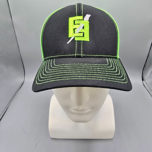 Outdoor Cap Platinum Series Black & Neon Green Emmons Electric Baseball Cap